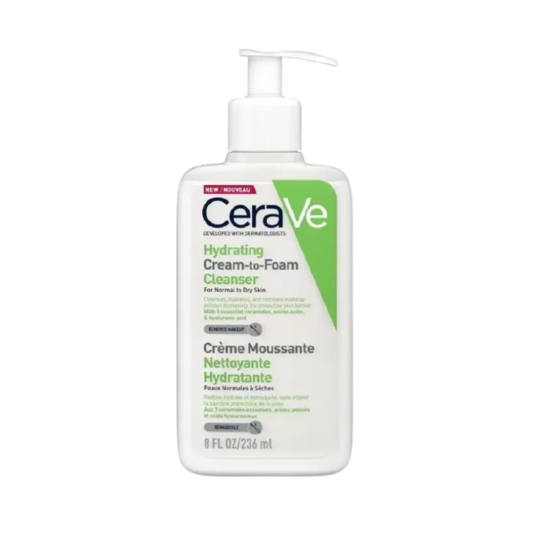 CeraVe Hydrating Cream To Foam Cleanser 236ml