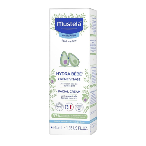 Mustela Baby Hydra Bébé Face Cream 40ml - Image 3