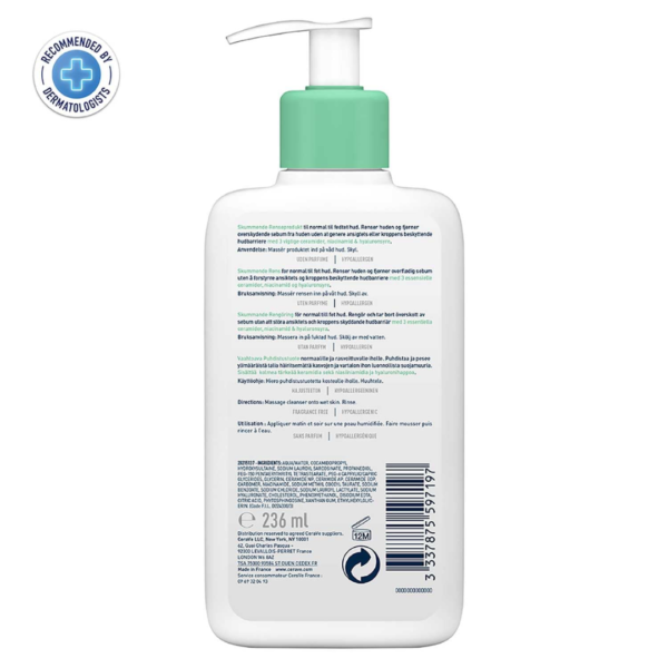 CeraVe Foaming Cleanser 236ml - Image 2