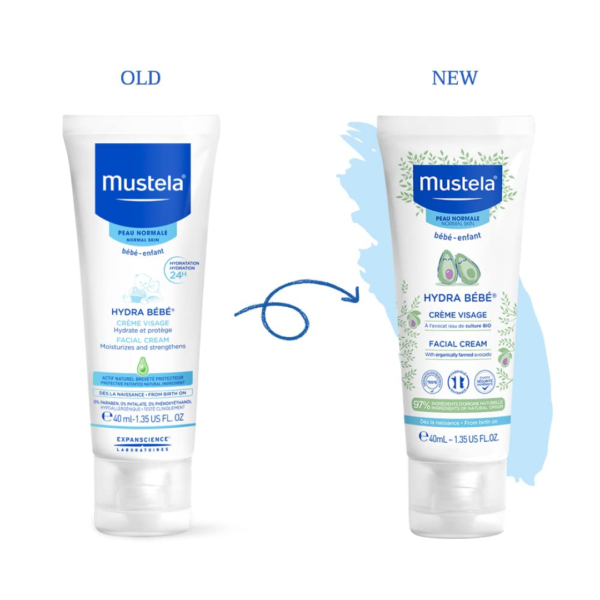 Mustela Baby Hydra Bébé Face Cream 40ml - Image 5